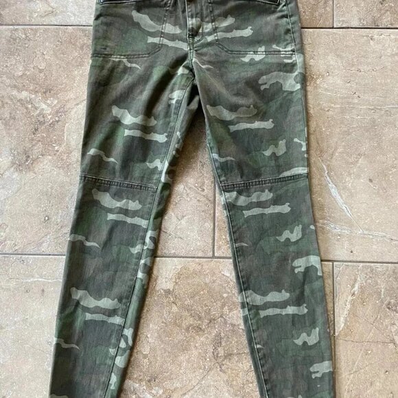 William Rast Jane Skinny Camo Cargo Pants Jeans Size 27 x 30 - Picture 4 of 11